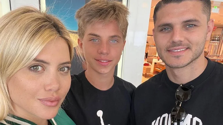 Valentino El Hijo Mayor De Wanda Nara Y Maxi L Pez Realiz Una