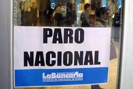 Bancarios locales acatarán el paro 