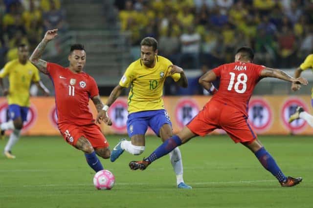 Chile cayó ante un implacable Brasil y se quedó sin Mundial