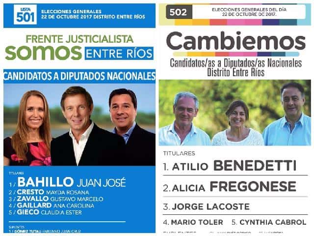 Benedetti, Fregonese, Lacoste, Bahillo y Cresto son los diputados electos por Entre Ríos 
