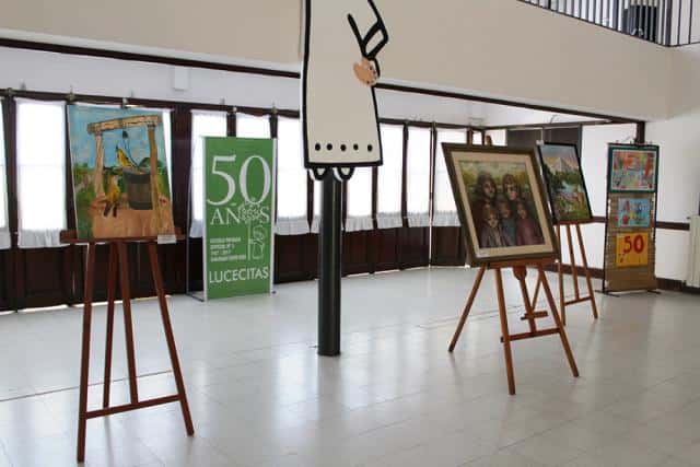 Se realiza una Muestra de dibujo y pintura en Lucecitas