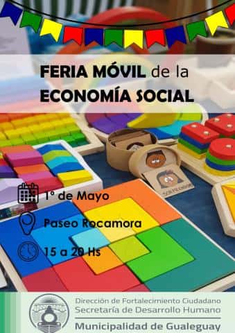 Se realizará la inauguración de la “Feria Móvil de la Economía Social”