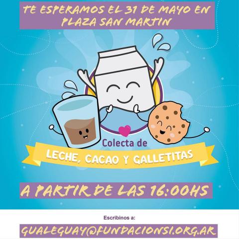 “Fundación Si” Gualeguay realizará una colecta de alimentos
