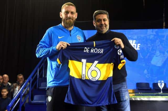 Daniele De Rossi, presentado en Boca: "Llevo mucho tiempo estudiando este club"