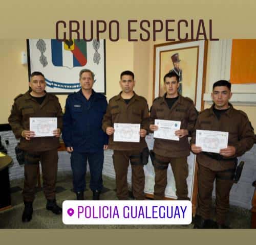 Integrantes del Grupo Especial Gualeguay participaron de importante capacitación 