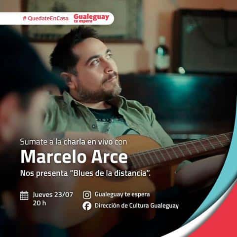 Charlas virtuales hoy: Marcelo Arce