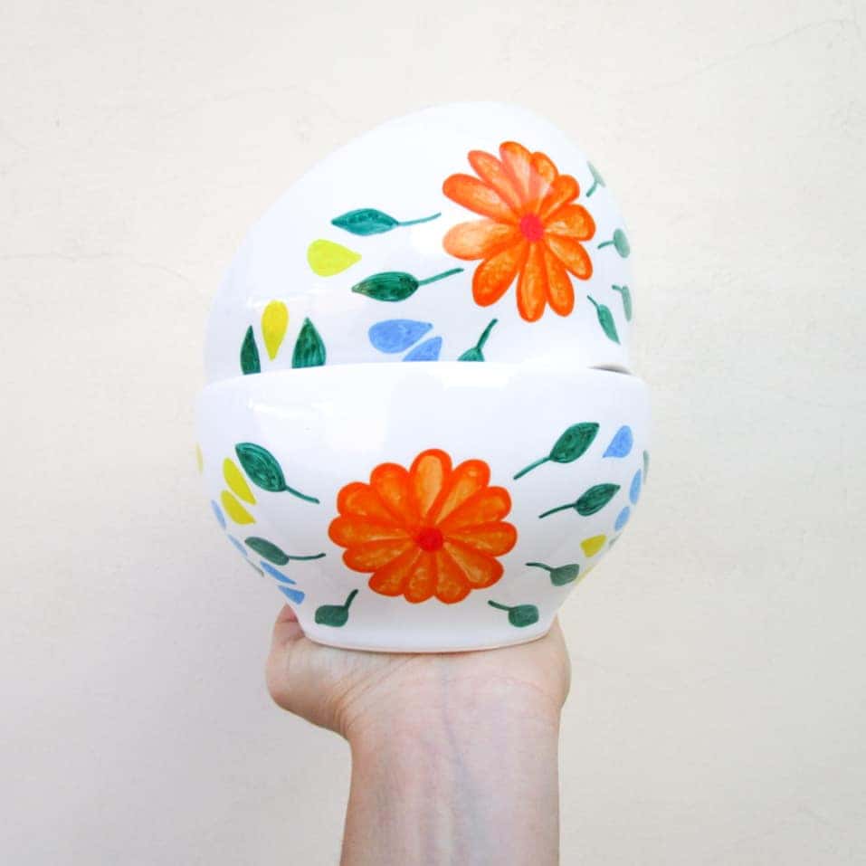 Likha tazas: tazas de cerámica pintadas a mano