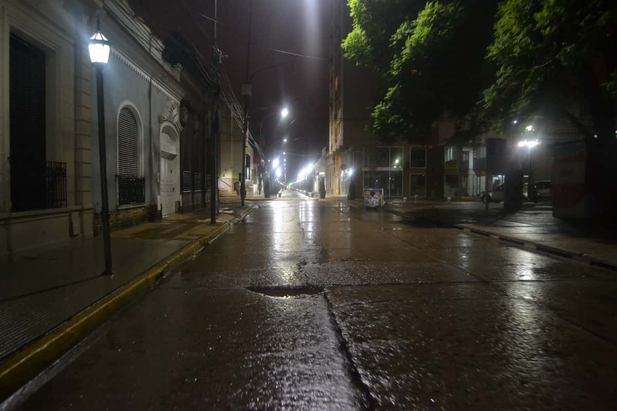 Lluvias y tormentas a la madrugada en Gualeguay