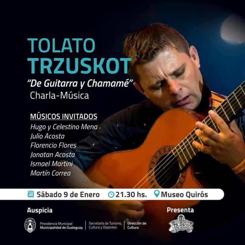 Espectáculo Musical en el Quirós  "De Guitarra y Chamamé"