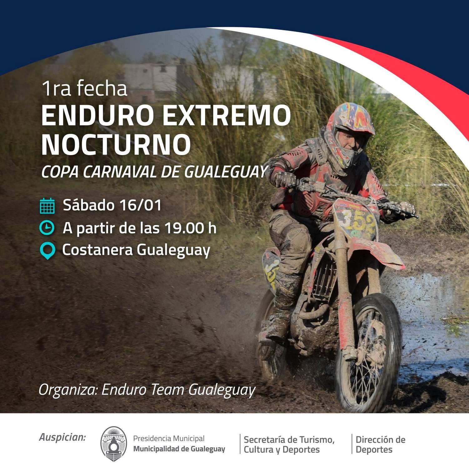  Se realizará la 1° Fecha Enduro Extremo Nocturno Gualeguay