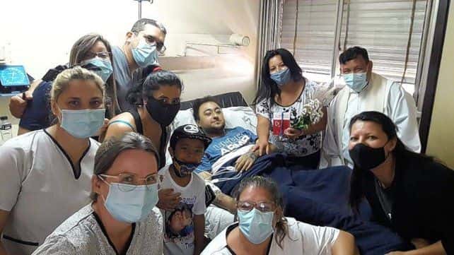 Paraná: se caso una pareja en el Hospital San Martín 