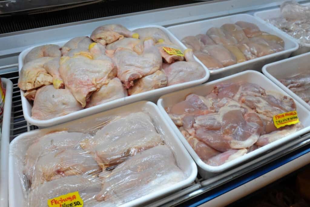 El precio del pollo pasó de $90 a $160 por kilo