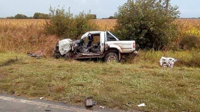 Gualeguay: un herido al chocar un camión y una camioneta