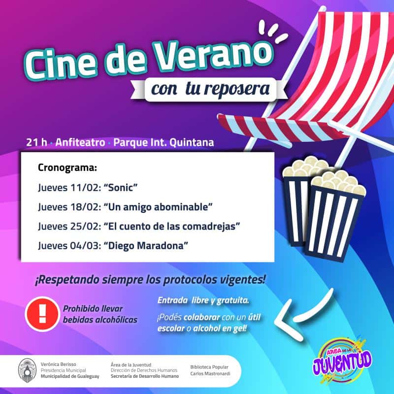 Cine de Verano en el Parque Quintana