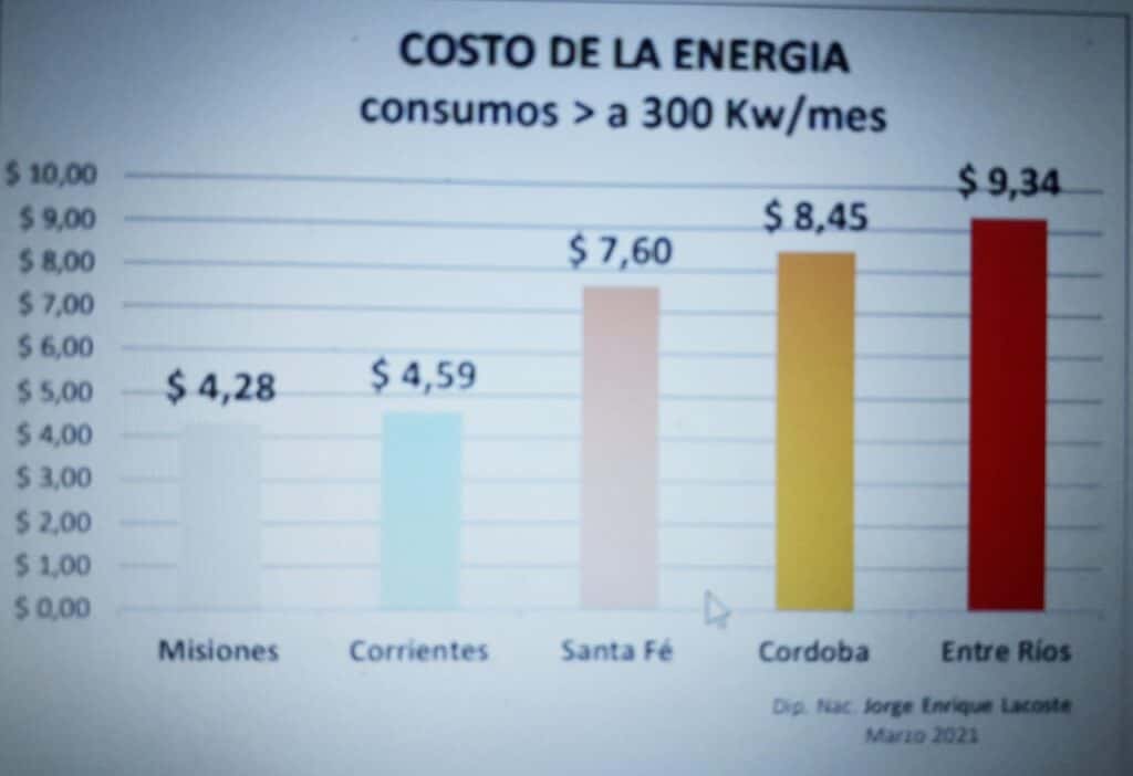Lacoste: Desde hoy pagaremos la energía más cara del país