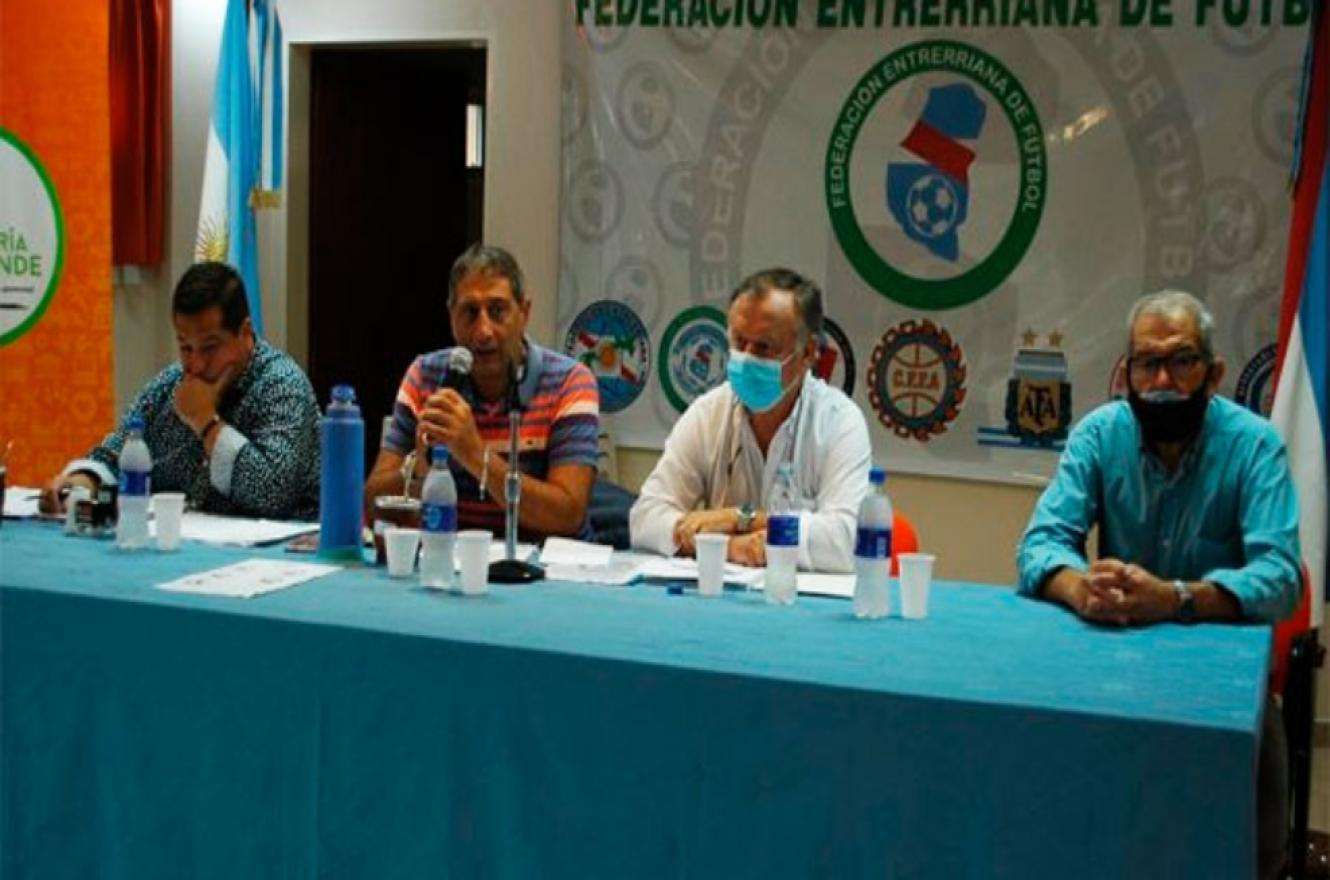 Federación Entrerriana de Fútbol: se reunió en María Grande