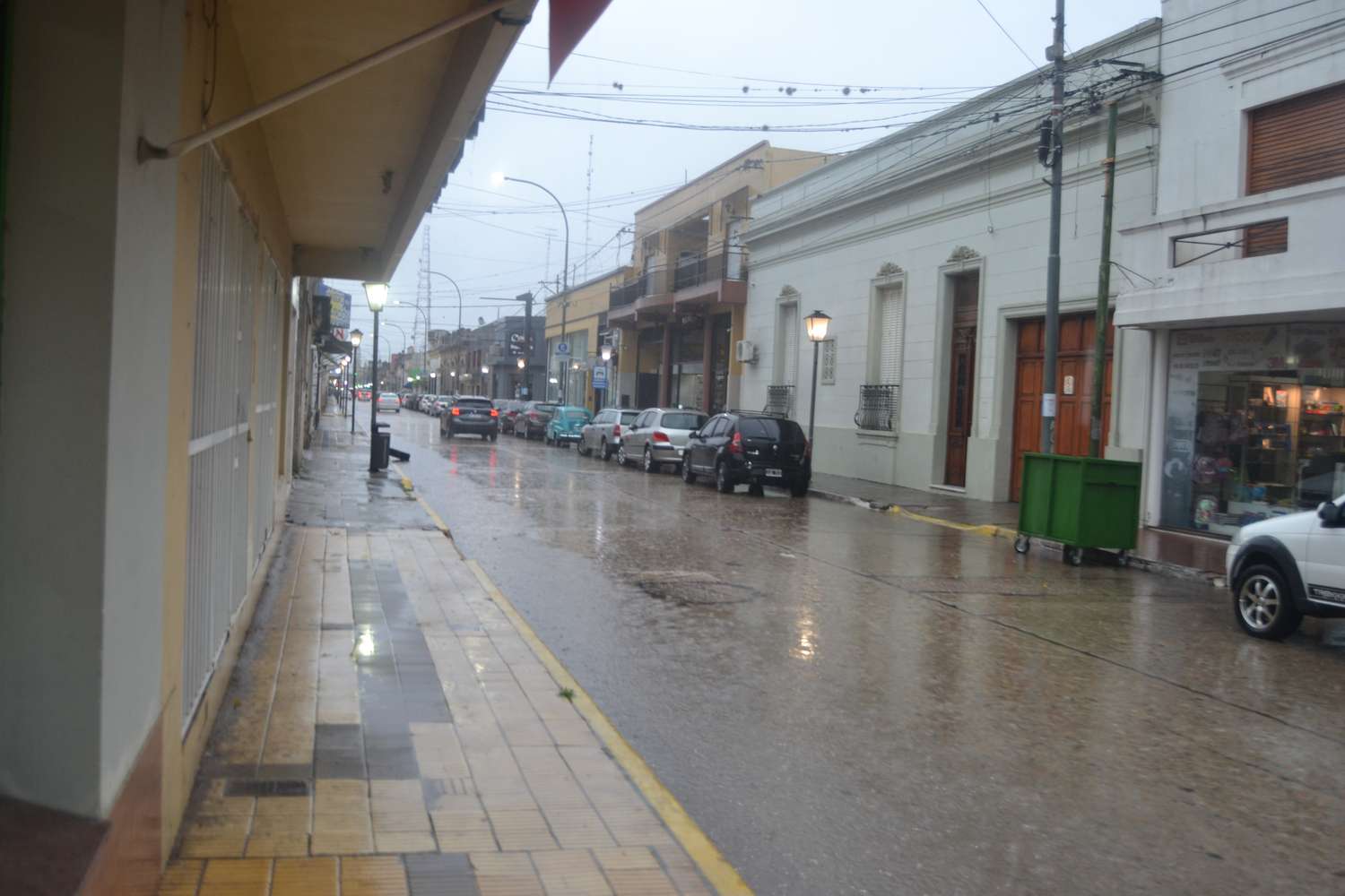 Registro de lluvia caída de Gualeguay 72 mm