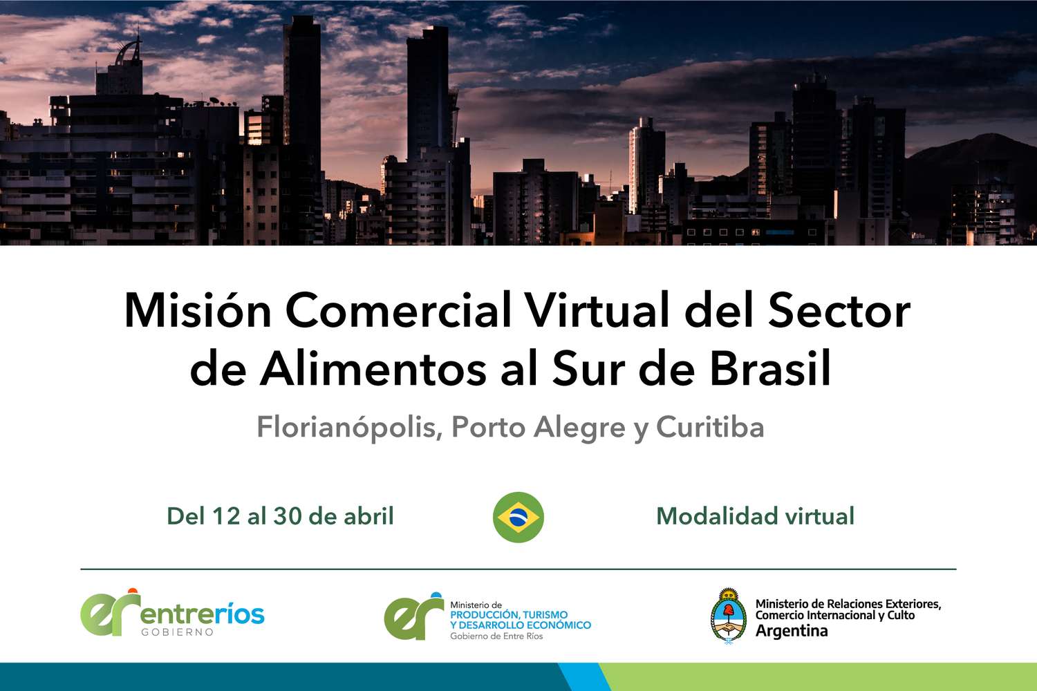 Empresas entrerrianas participan en una misión virtual en Brasil