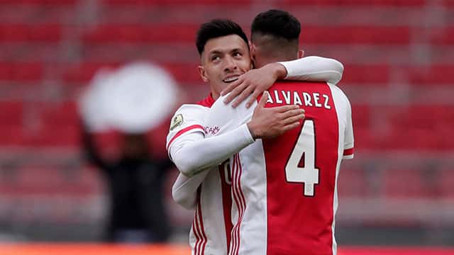 Lisandro Martínez se consagró nuevamente campeón con Ajax