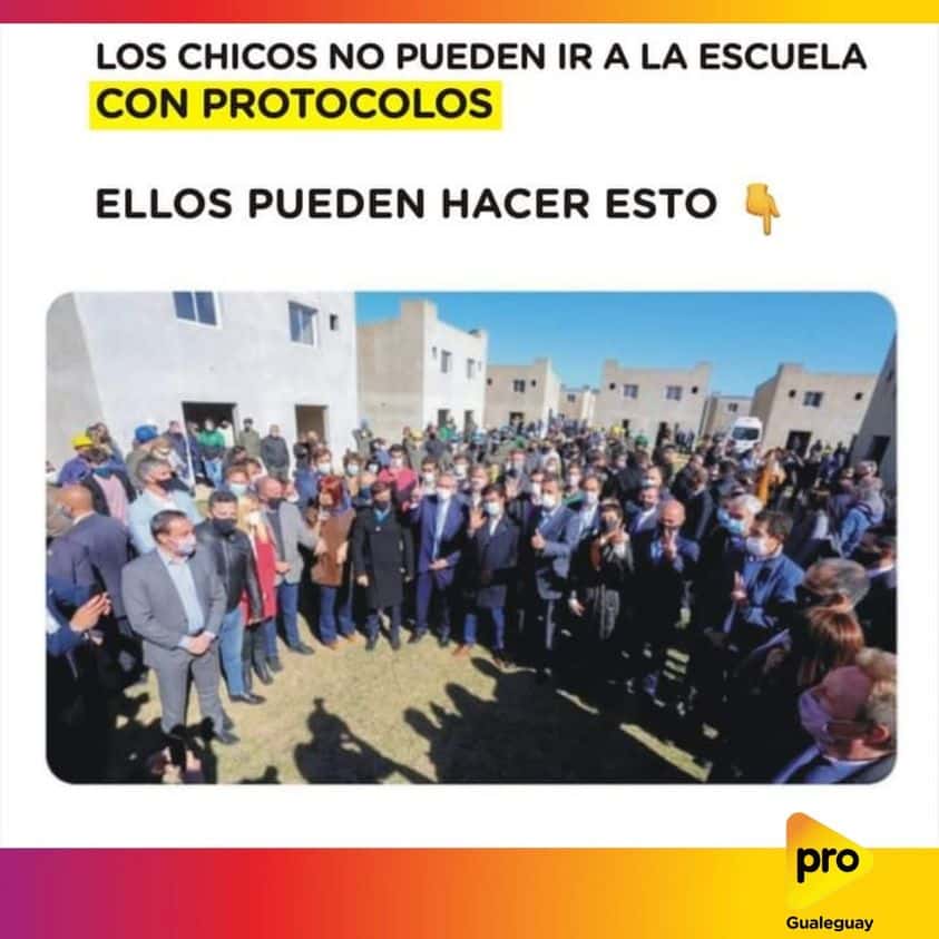 El PRO Gualeguay indignado con el Gobierno Nacional