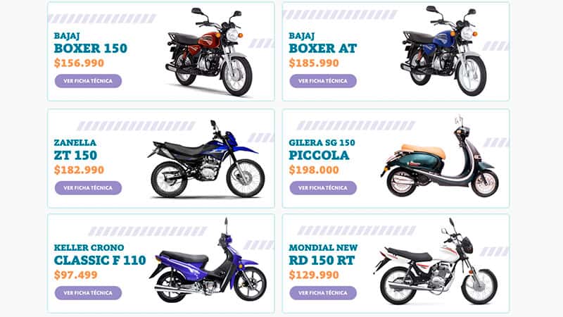 Otorgan nuevos créditos para la compra de motos de fabricación nacional