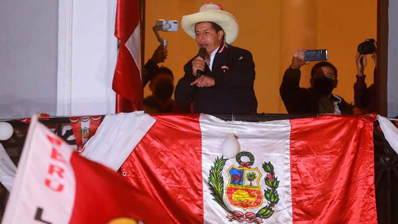 Castillo se adjudicó el triunfo en el balotaje presidencial en Perú