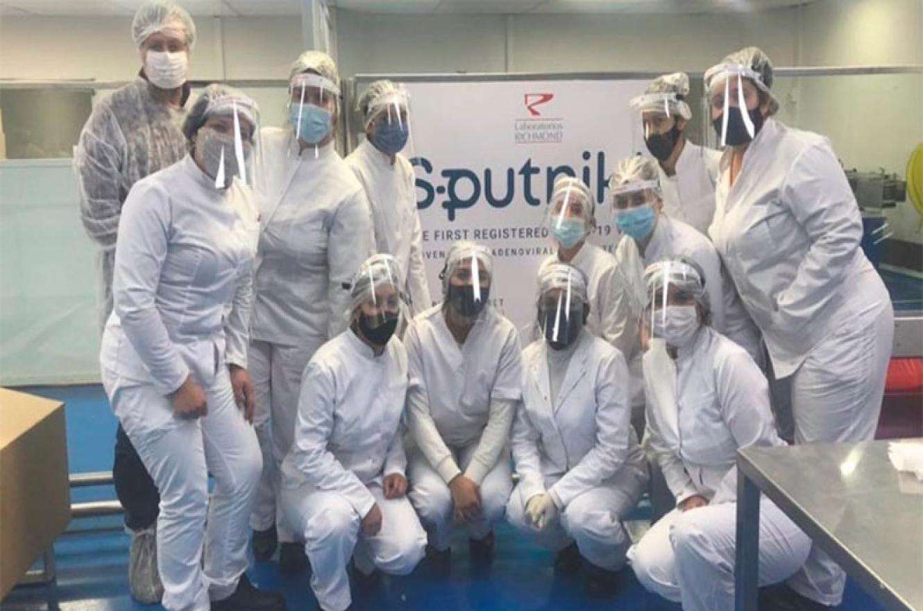 El laboratorio Richmond ya produjo casi 450 mil dosis de Sputnik V en Argentina