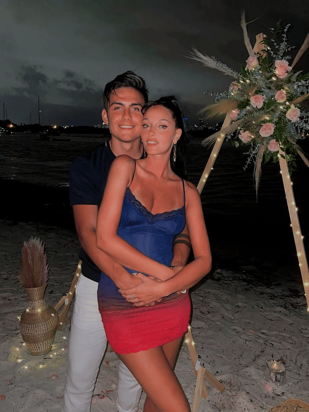 Oriana Sabatini y Paulo Dybala de vacaciones en Miami