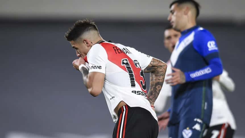Liga Profesional: River volvió al triunfo ante un Vélez perdido