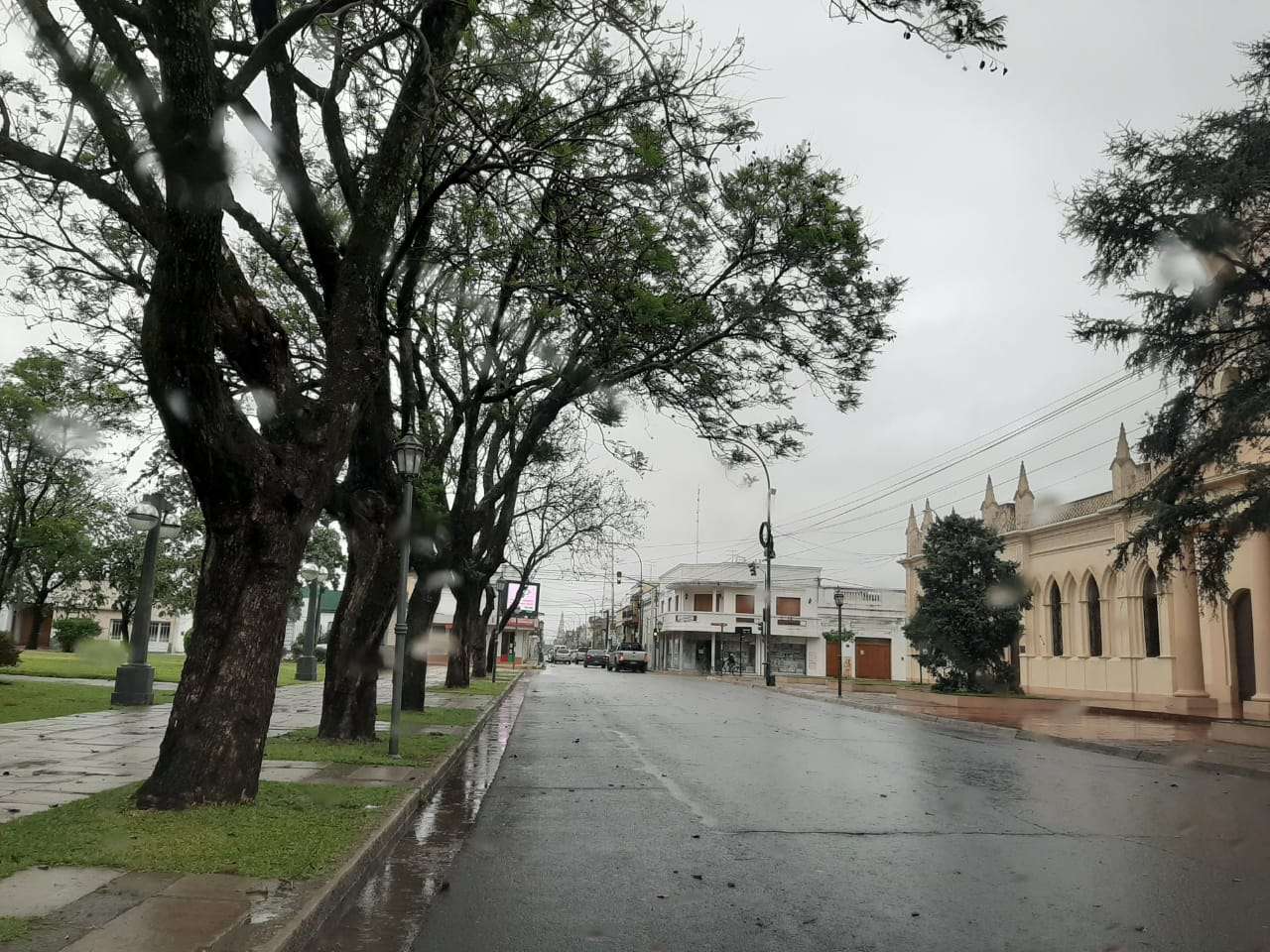 Llegó la lluvia a Gualeguay y continuará hasta mañana