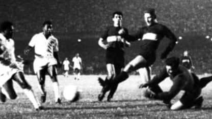 Boca vs. el Santos de Pelé, a 58 años