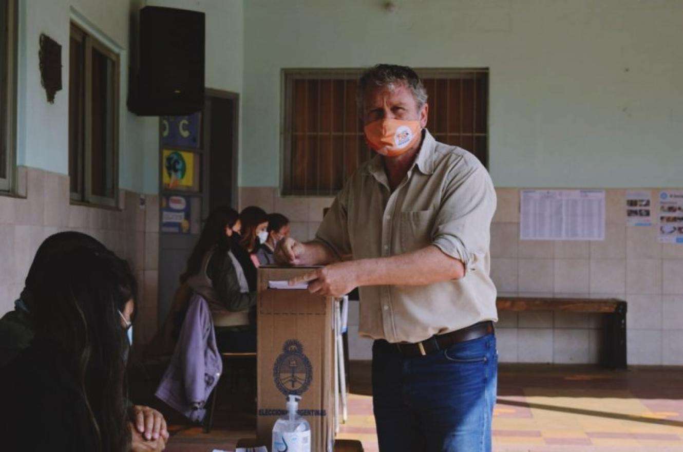 Galimberti: "Vengo a votar con esperanza y tranquilidad"