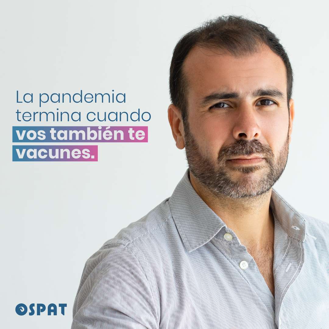 OSPAT en una campaña para impulsar la vacunación contra el COVID-19 entre la población indecisa