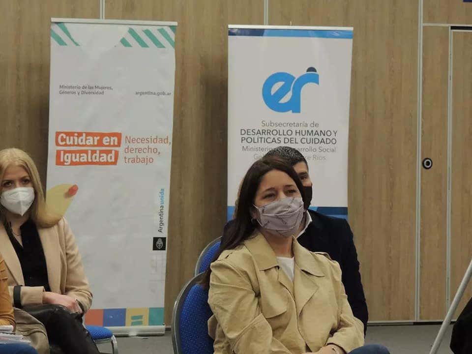 Paola Rubattino participó del encuentro Cuidar en Igualdad