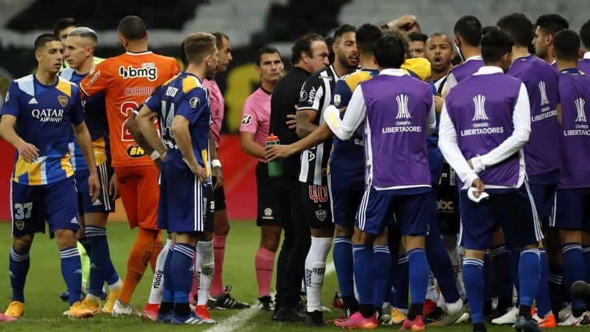 Durísima sanción para Boca de Conmebol por los incidentes contra Atlético Mineiro
