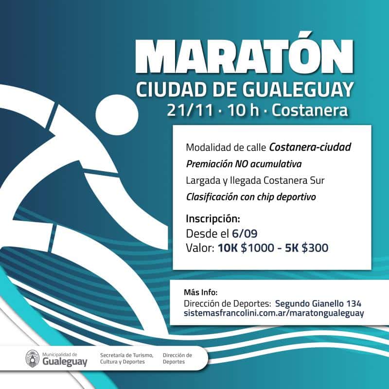 Maratón Ciudad de Gualeguay 2021