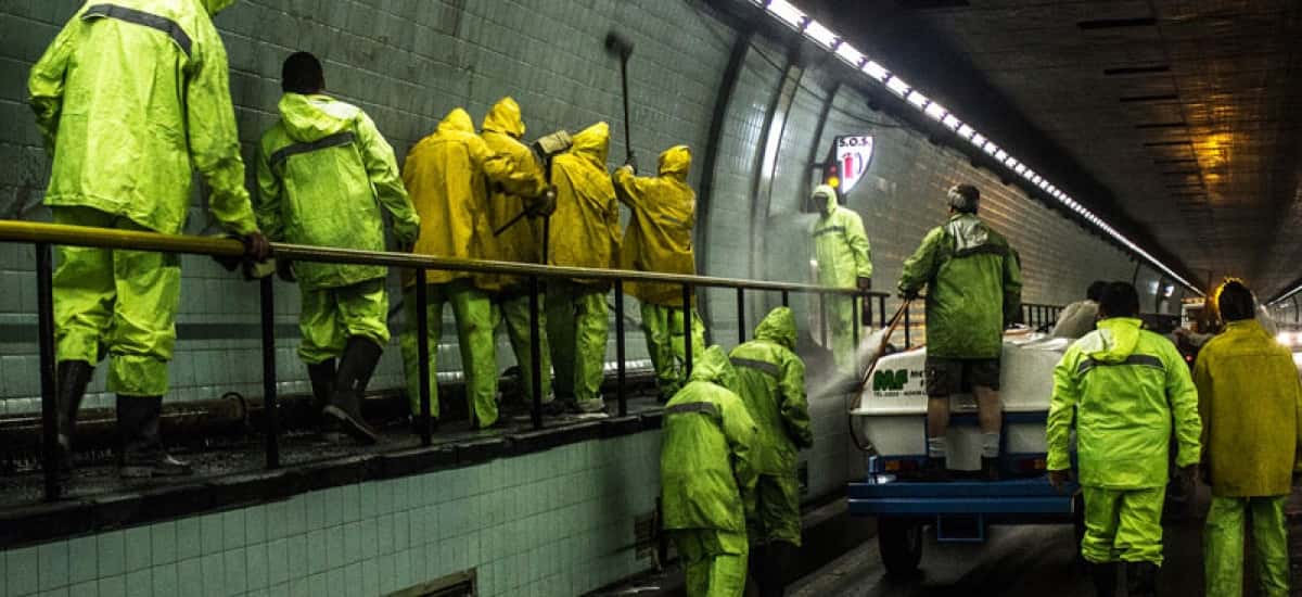 Túnel Subfluvial: realizarán trabajos de limpieza