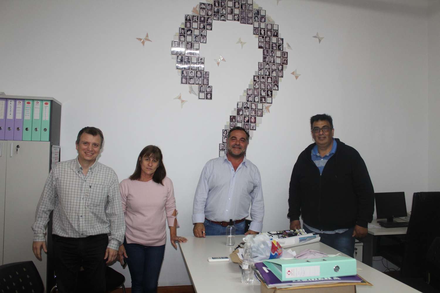 Docentes candidatos a vocales en el CGE de Marcha Blanca visitaron Gualeguay