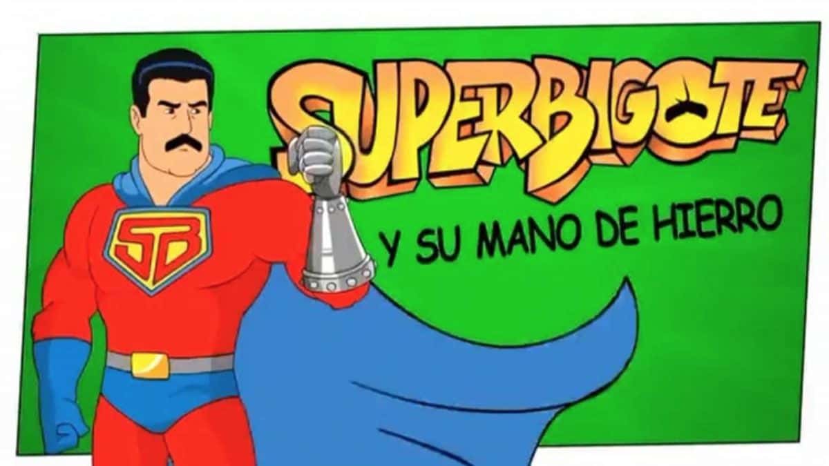 Maduro se convirtió en "Súper Bigote", un superhéroe que defiende a Venezuela