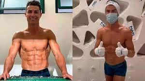 Video: el impactante tratamiento de Cristiano Ronaldo en una cámara de frío