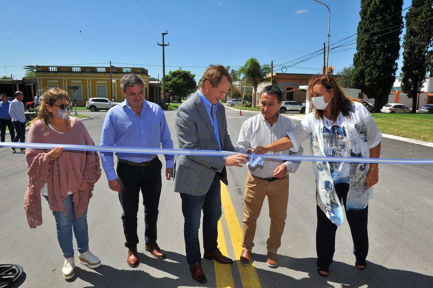 Bordet inauguró el acceso a Aldea Brasilera