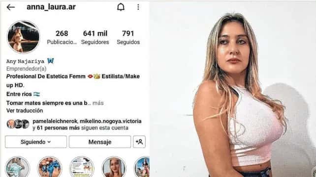 Influencer de Paraná hackeada: "Hacen estafas muy grandes"