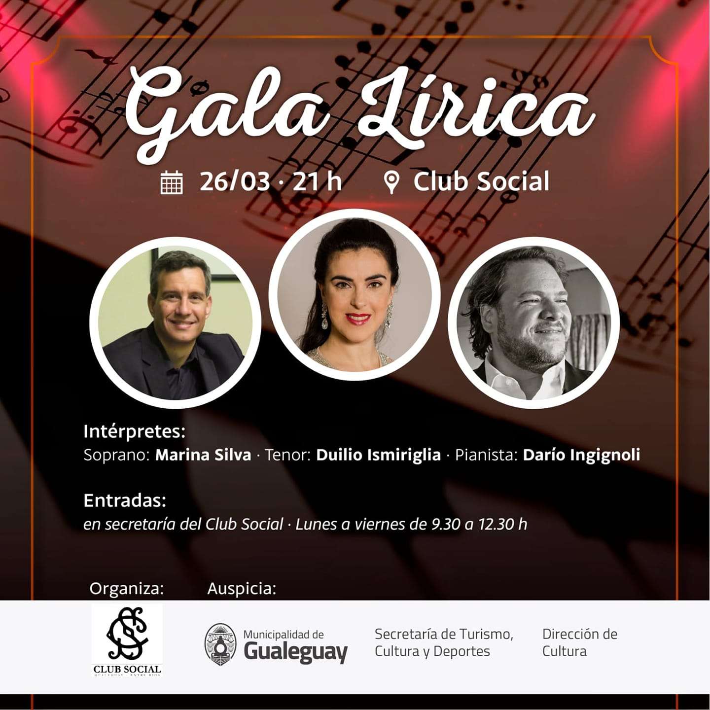 Gala Lírica por el Aniversario de Gualeguay