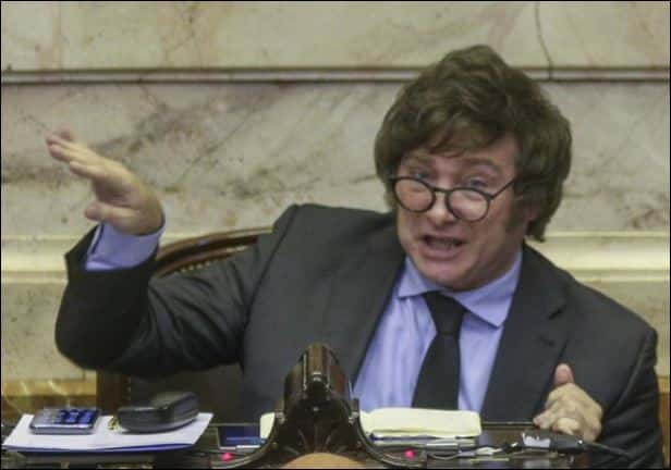 Milei habló de "ajustazo" y dijo que Máximo Kirchner "votó correctamente"
