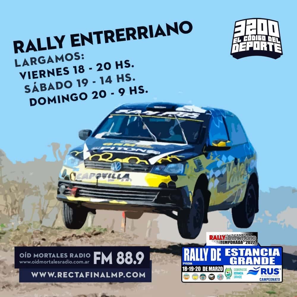 Se pone en marcha el Rally provincial en Estancia Grande