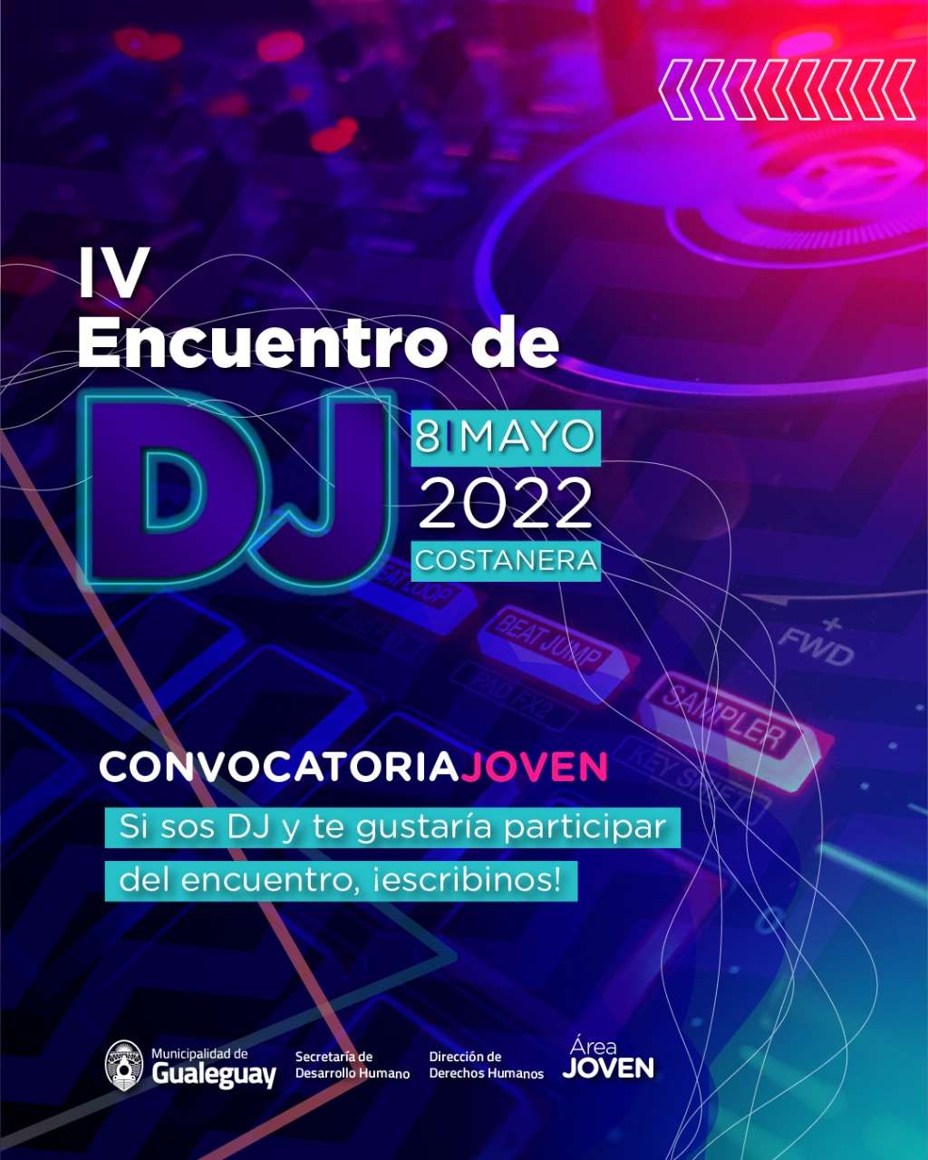 Se realizará el IV Encuentro de DJs
