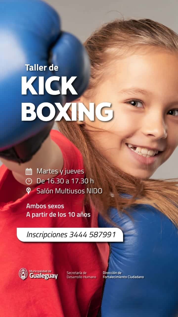 Comenzó el taller de Kick Boxing Municipal