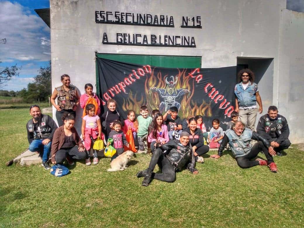 Moteros Solidarios presentes en Punta del Monte