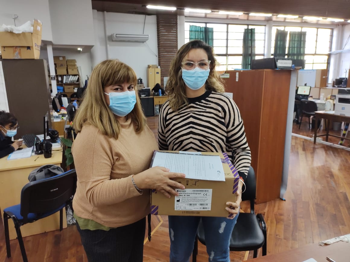 Llegó un electrocardiógrafo para el CIC 1