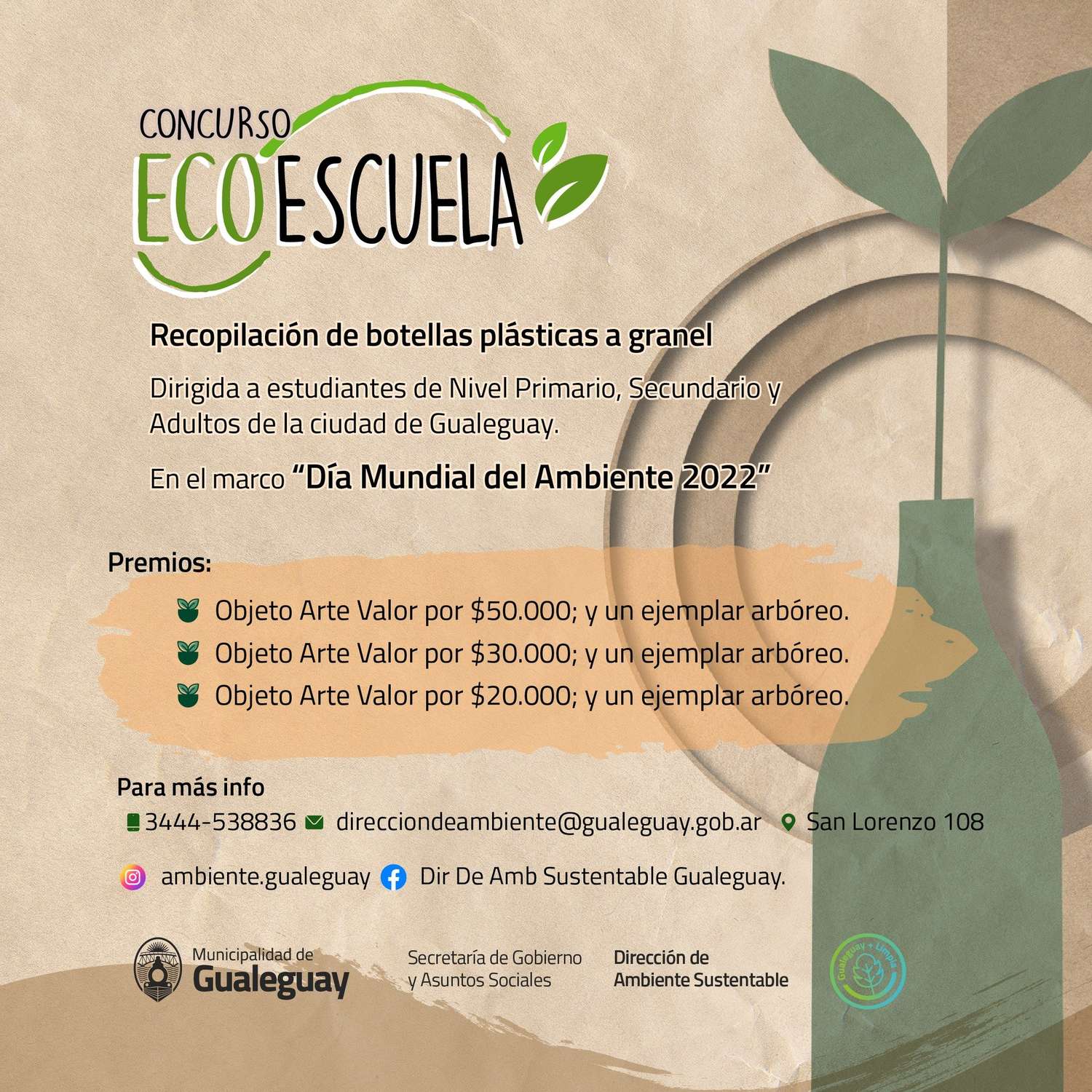 Ambiente lanza el concurso EcoEscuela